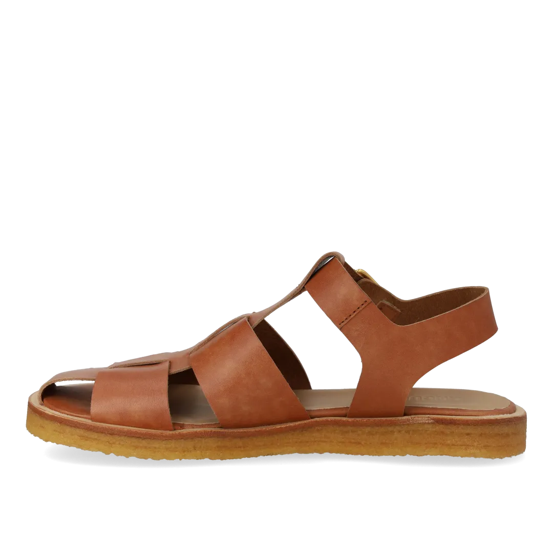 Angulus Remsandal fisherman sandal guldspænde