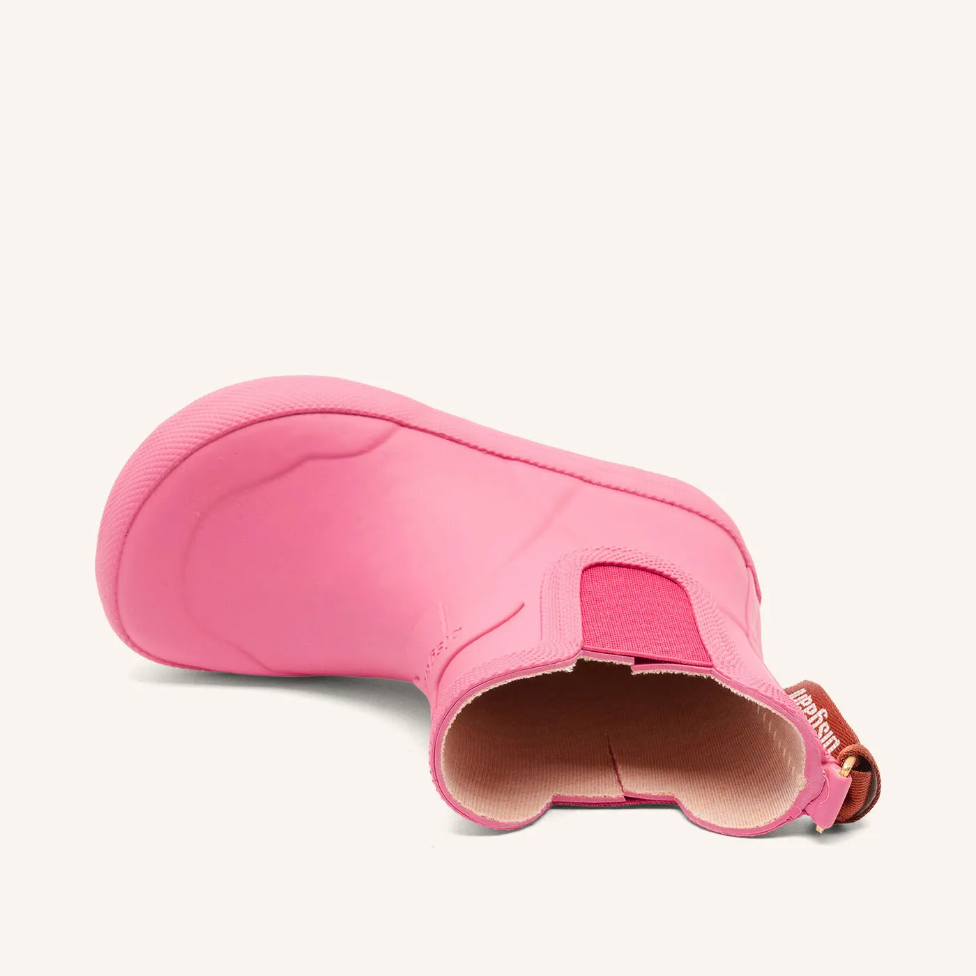 Bisgaard Barefoot Rubber gummistøvle pink barfod