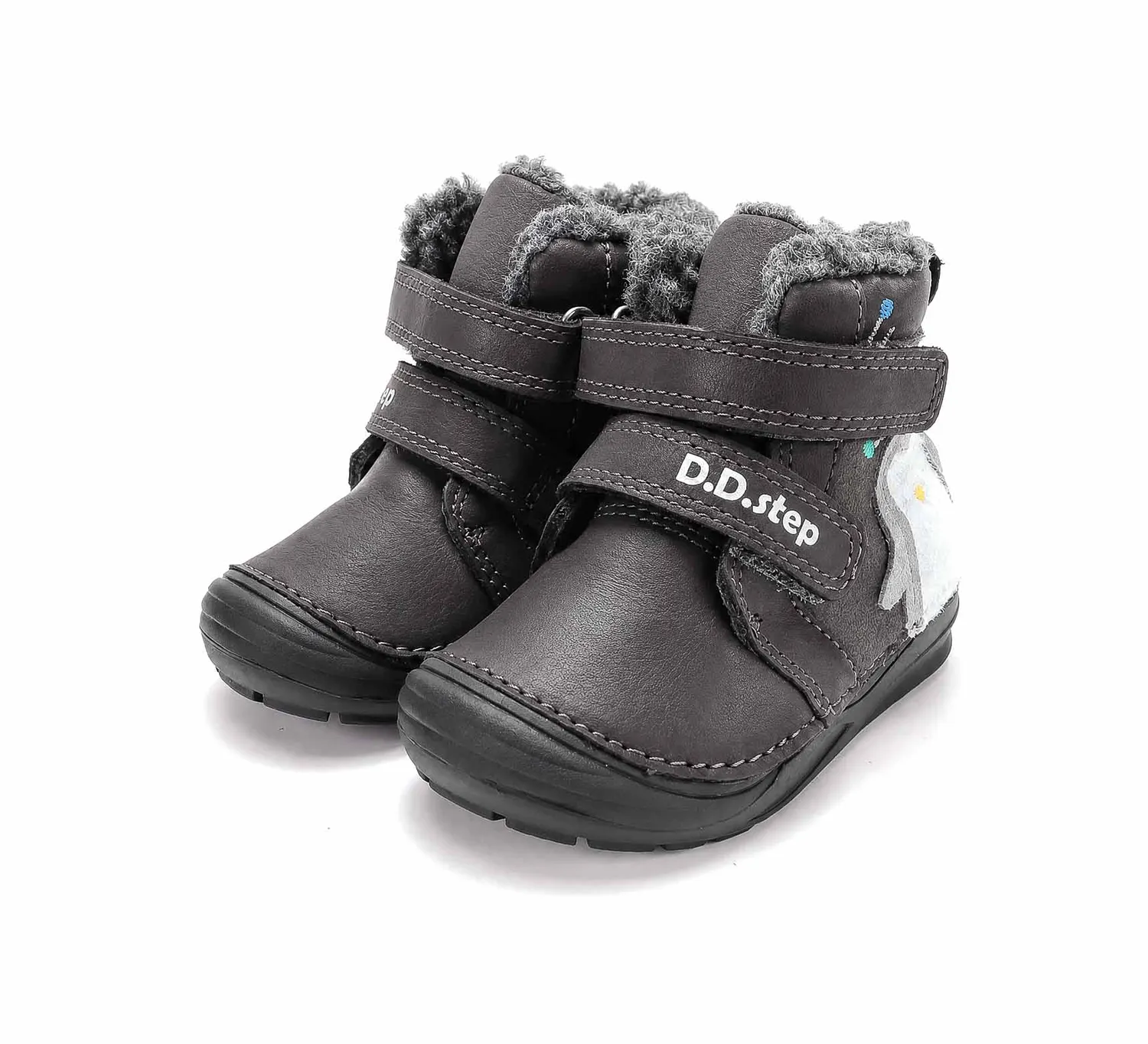D.D. Step W071-62827B vinterstøvler til dreng med foer