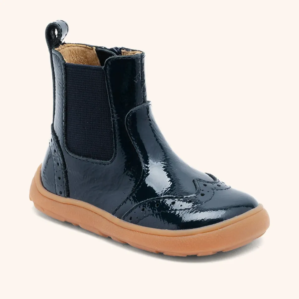 Bisgaard Barefoot Katie barfodsstøvle navy patent