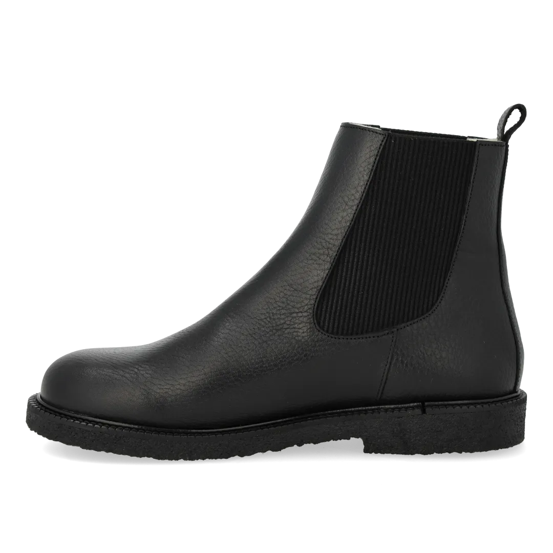 Angulus Chelsea TEX-støvle dame merino sort