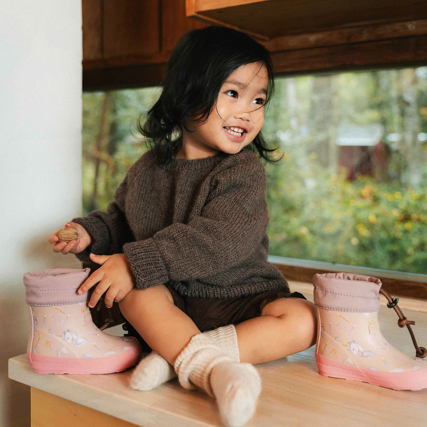 Bisgaard Barefoot Thermo Rubber gummistøvle unicorn