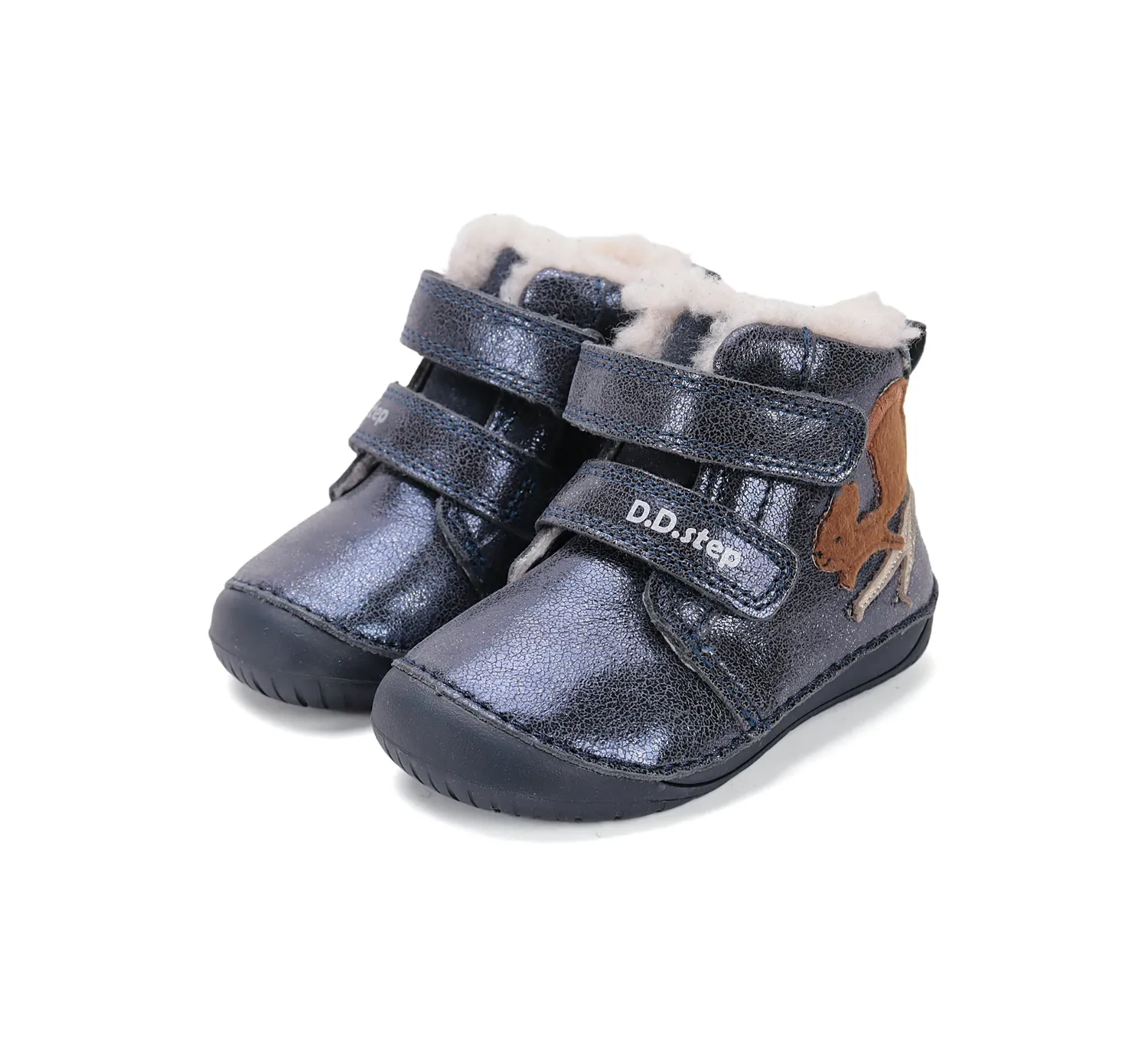 DD Step W070-52214 vinter barfodssko pige