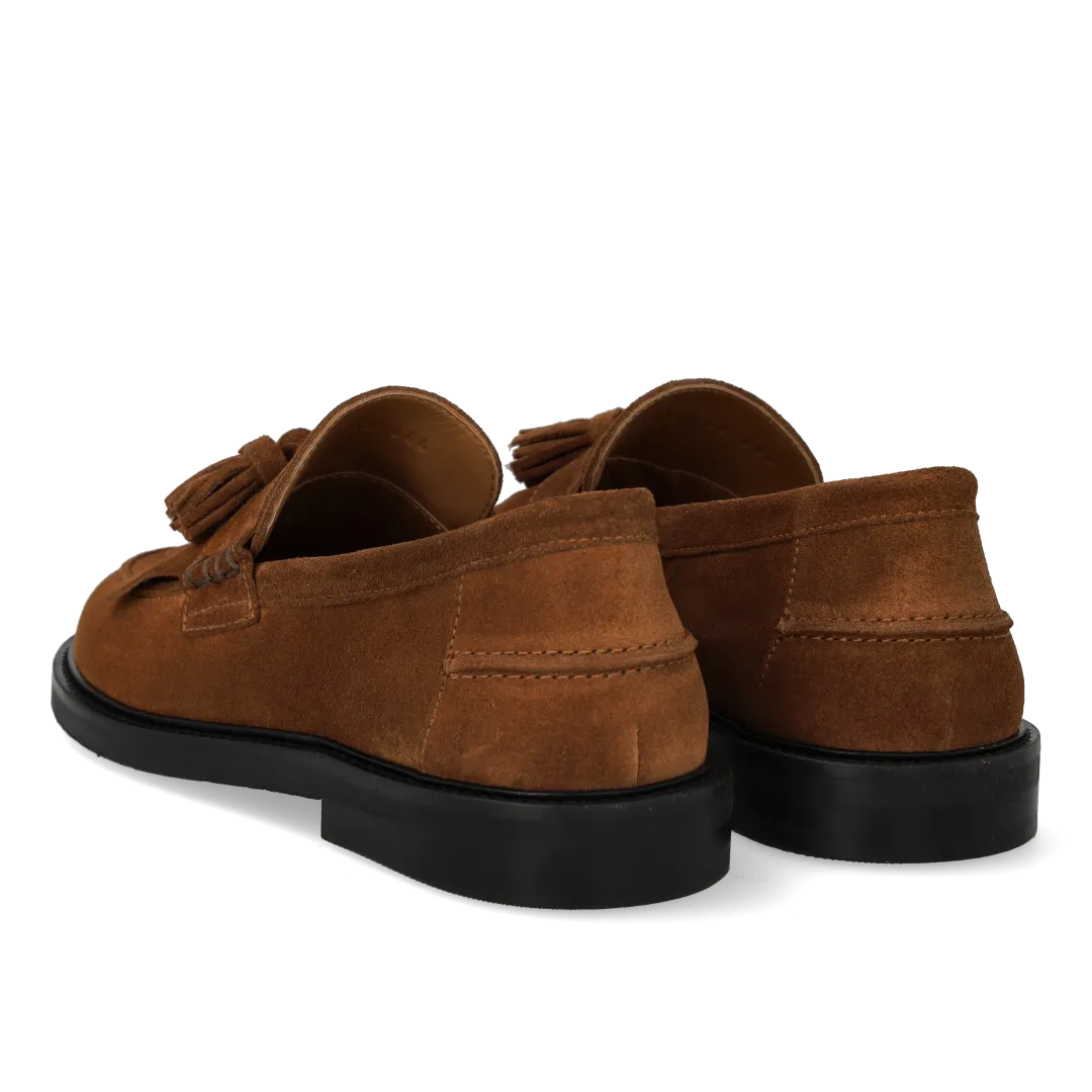 Angulus Loafer bred dame frynser kvast