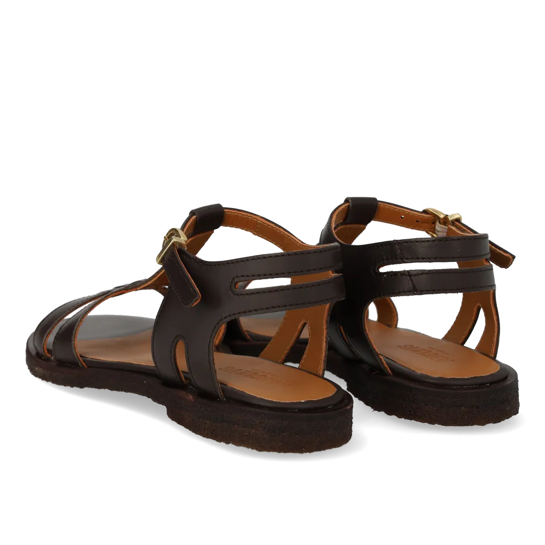 Angulus Klassisk remsandal sandal læder