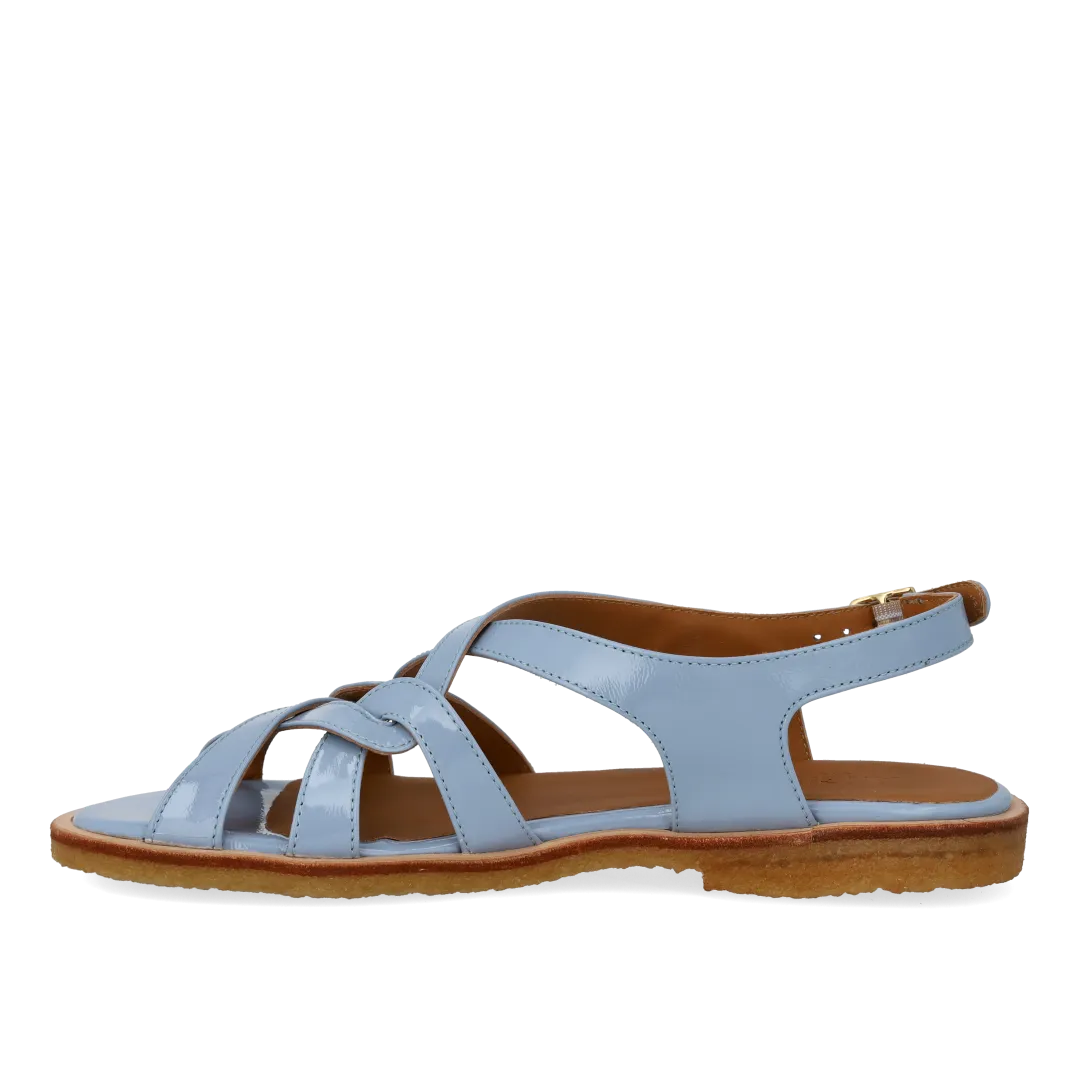 Angulus Sandal med remdetaljer lædersandal