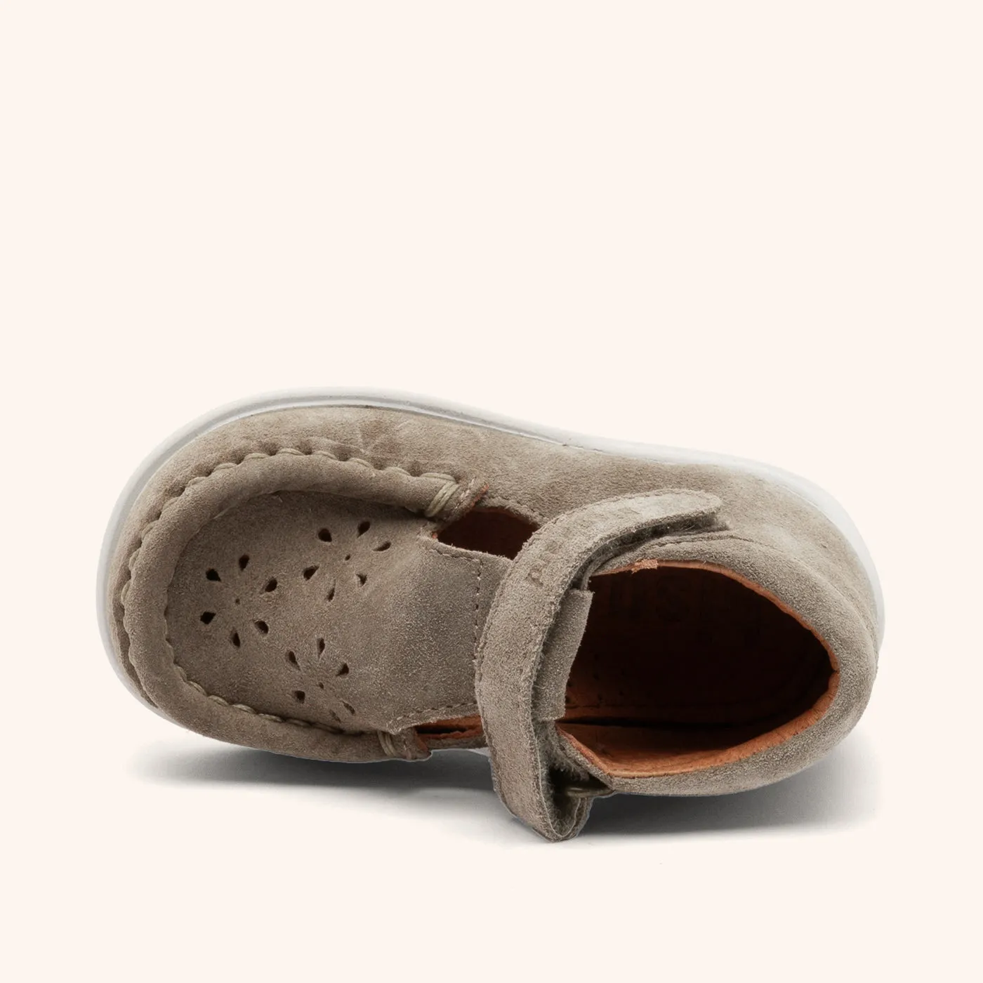 Bisgaard Pil sandal taupe blød læder