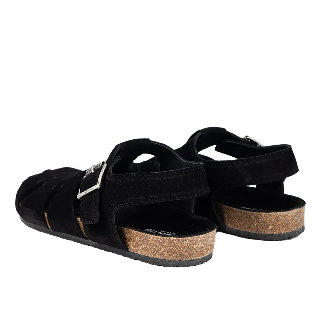 Angulus Sandal m. blød fodseng sandal i skind kromfri