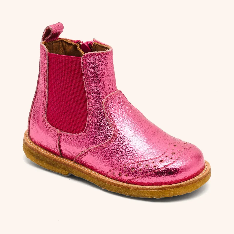 Bisgaard Sus støvle pink metallic læder