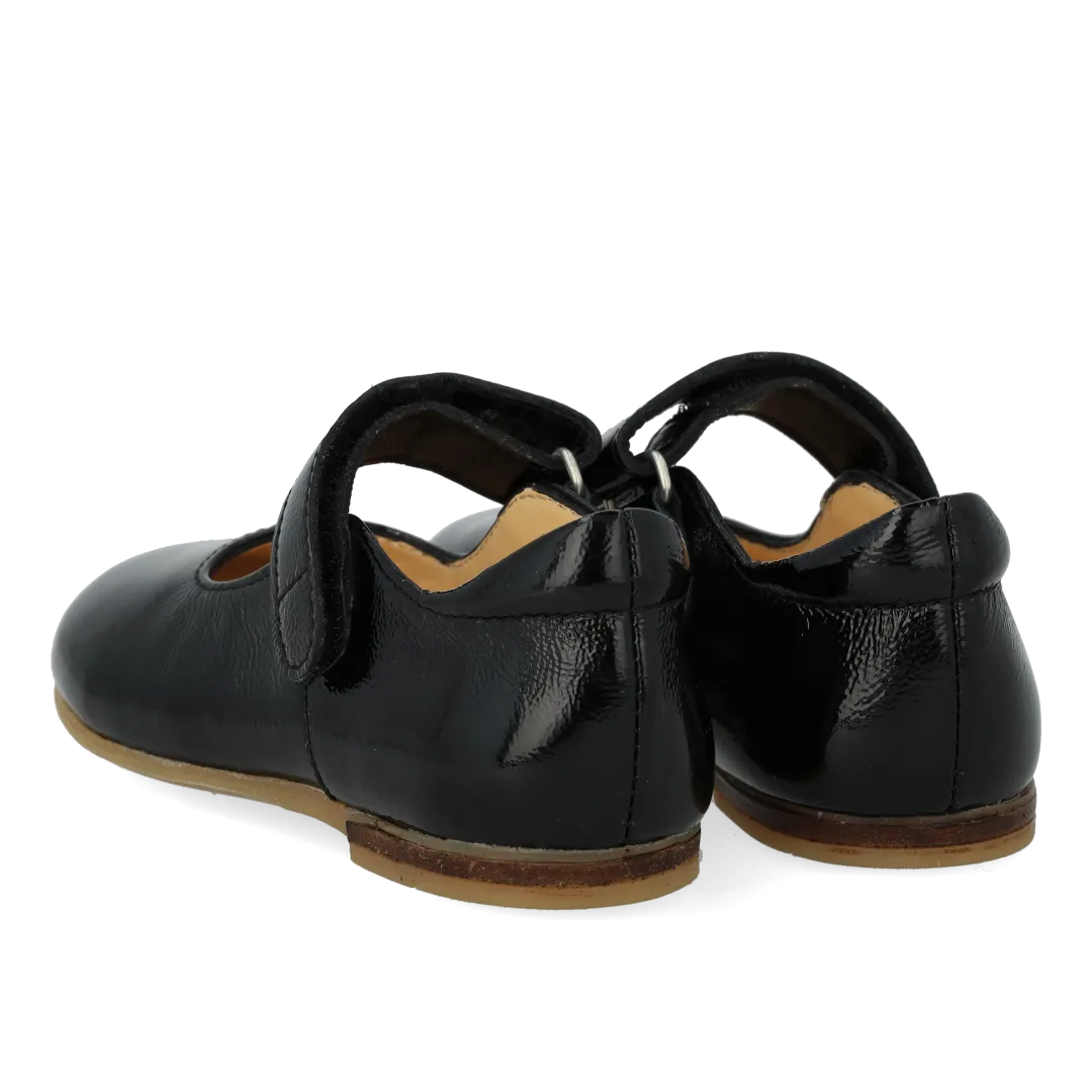 Angulus Ballerina børnesko læder hjerte velcro
