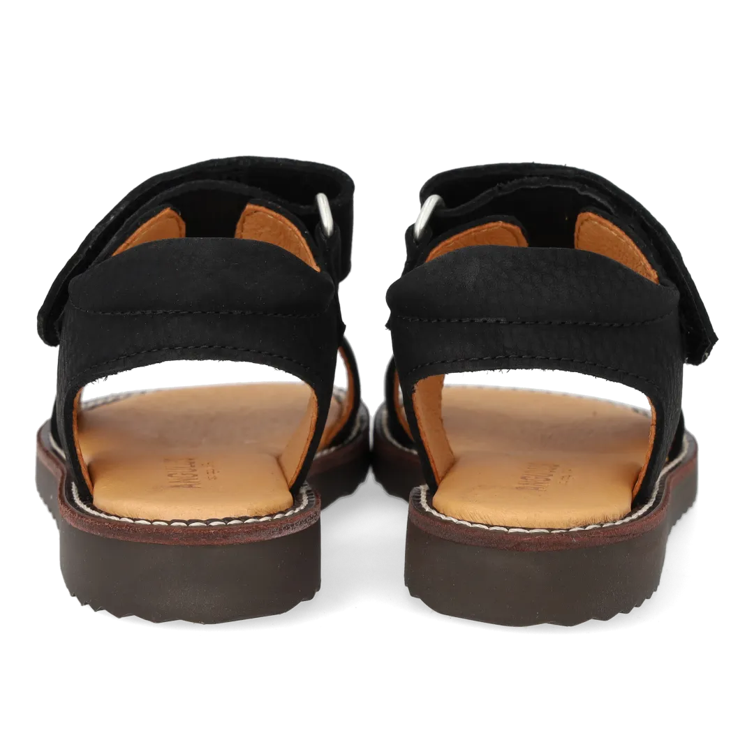 Angulus Sandal åben tå børnesandal 26-31 nubuck