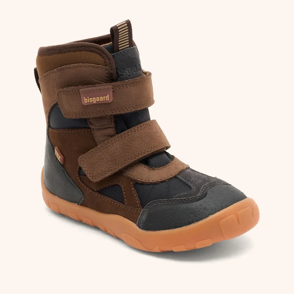 Bisgaard Barefoot Chad Tex vinterstøvle dark brown vandtæt