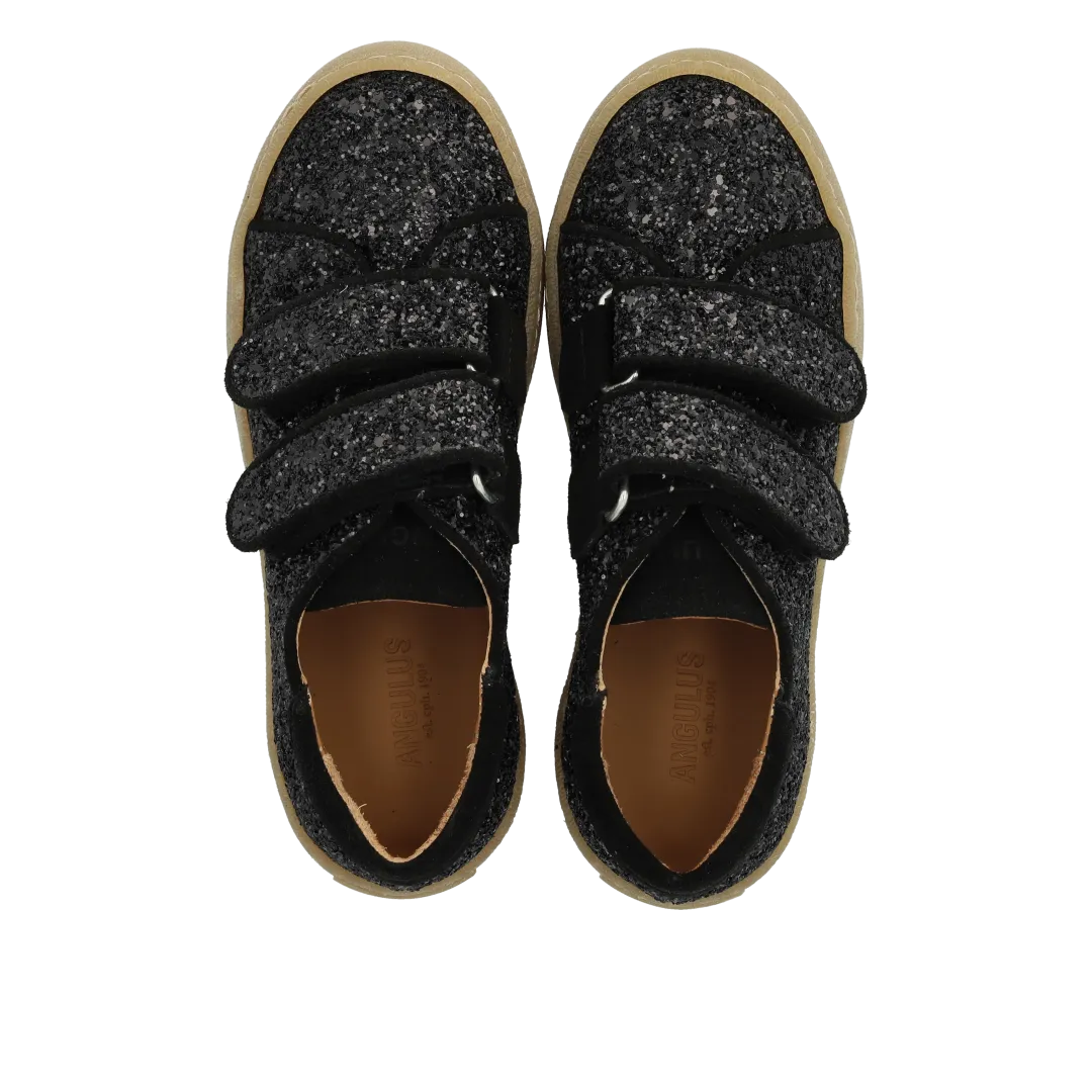 Angulus sporty glitter sneakers velcro str. 33-37
