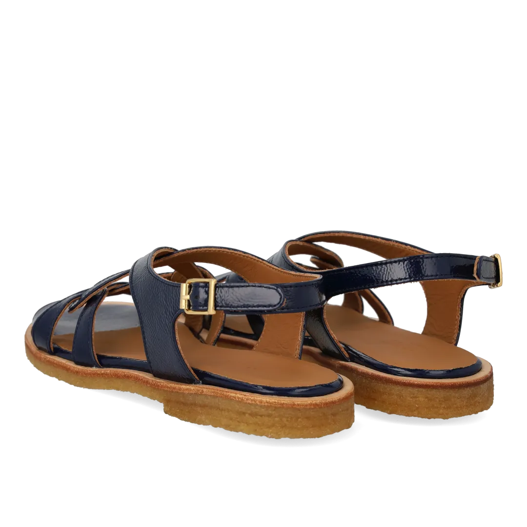 Angulus sandal remdetaljer damesandal guldspænde