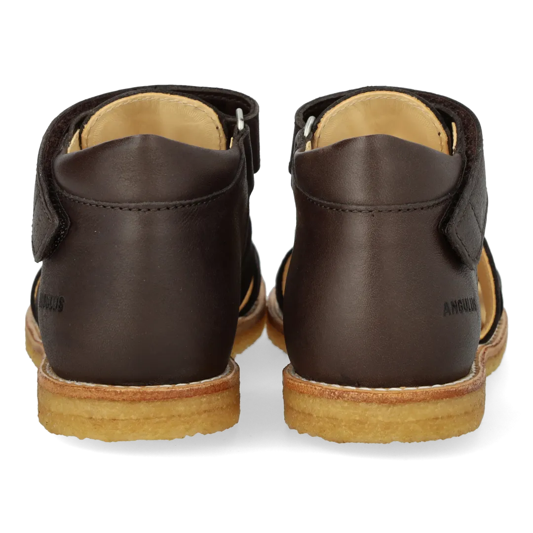 Angulus Begynder Fisherman sandal baby læder velcro