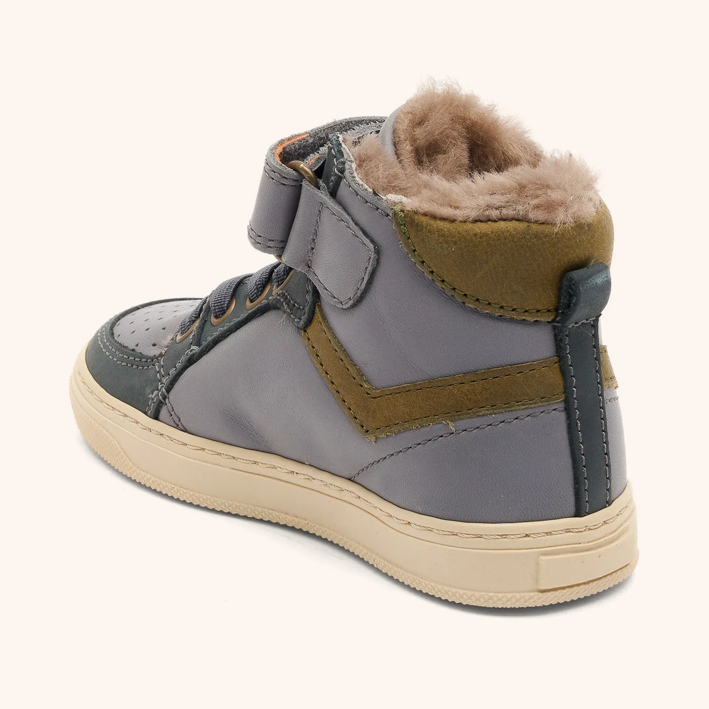 Bisgaard Isak Lamb sneakers grey læder