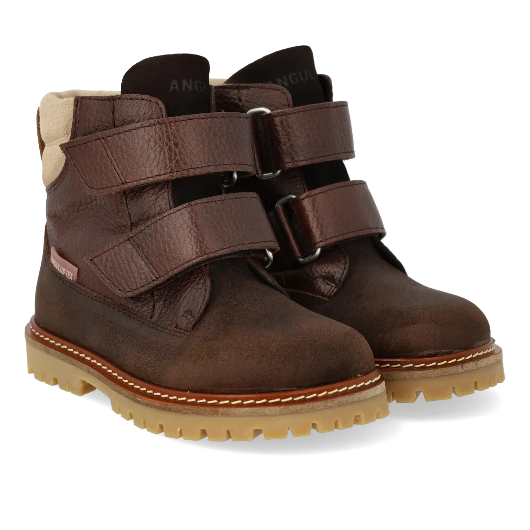 Angulus TEX vinterstøvle velcro merino slidstærk
