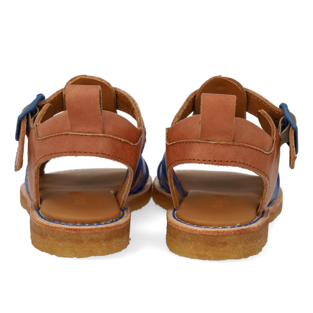 Angulus fisherman sandal børn læder kontrast