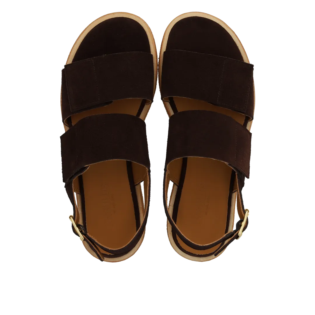 Angulus Sandal velcroremme damesandal læder