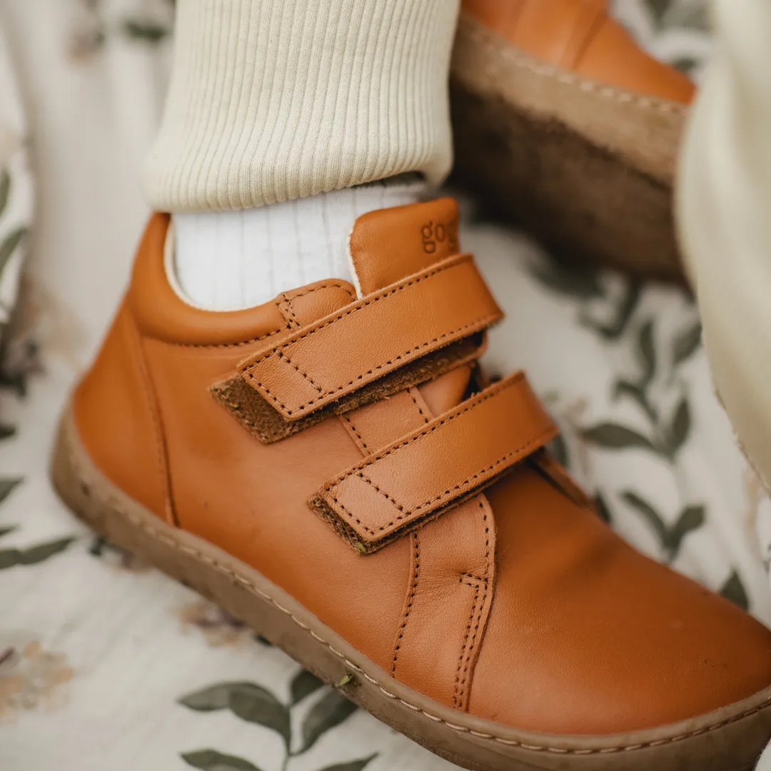 Gogsig Wilson Classic Cognac barfodssko læder