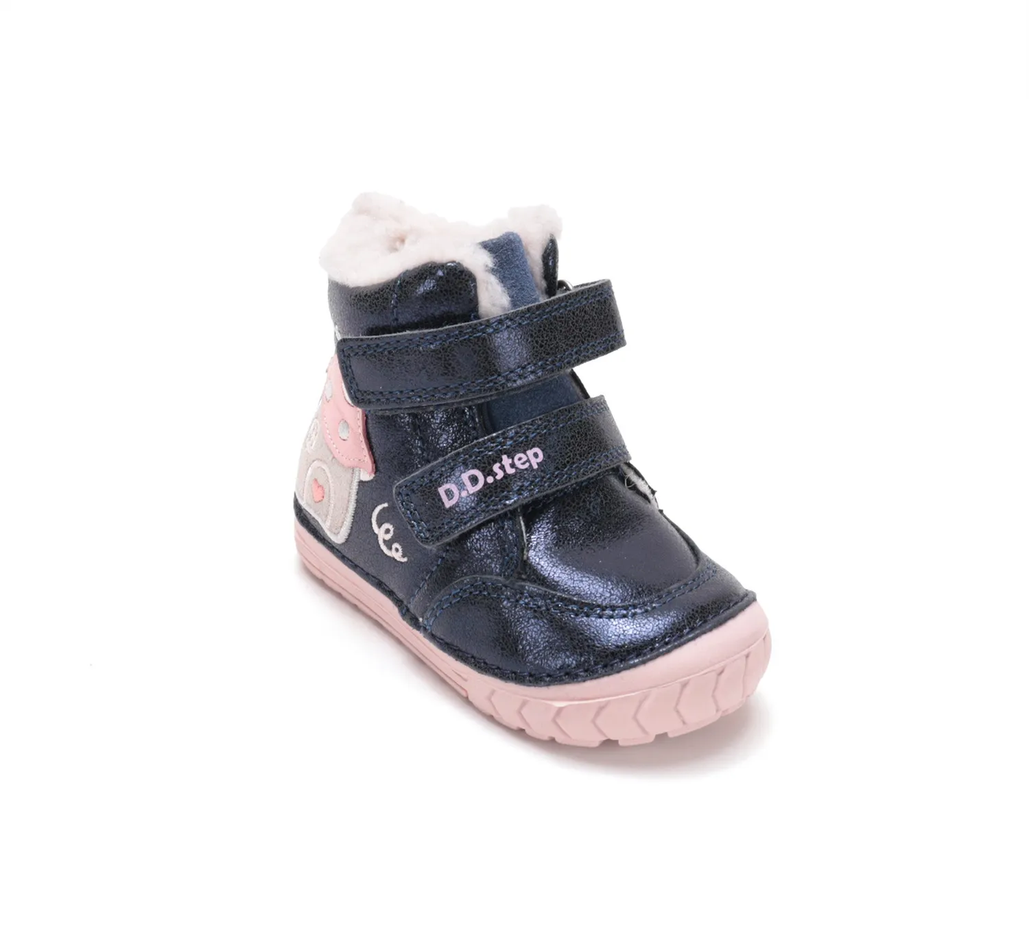 DD Step W029-62116A vinterstøvle pige varm foret