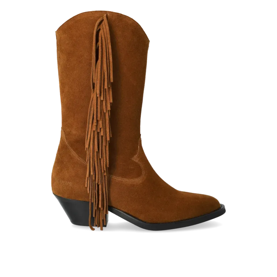 Angulus Cowboystøvle støvle frynser 4 cm hæl