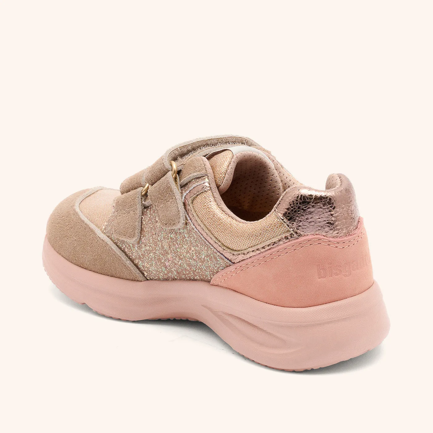 Bisgaard Yuki Tex sneaker glitter beige vandtæt