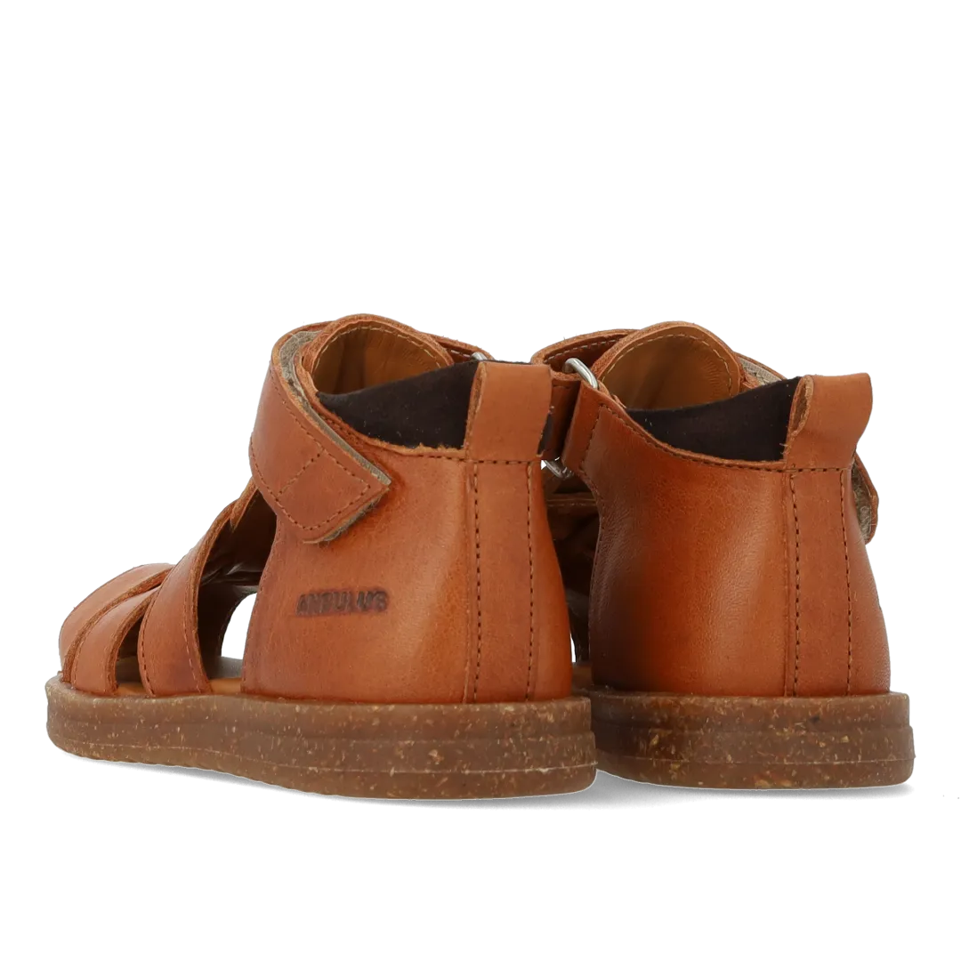 Angulus begynder sandal velcro lukket tå str. 19-25
