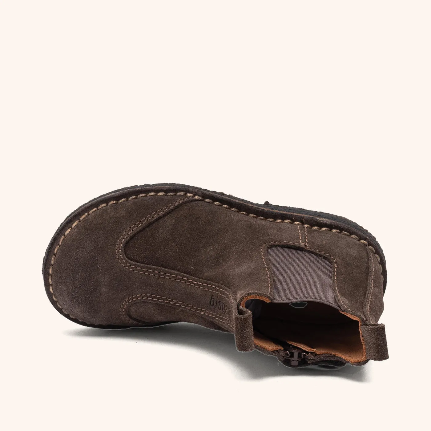 Bisgaard Nohr Chelsea-støvle dark brown bred pasform