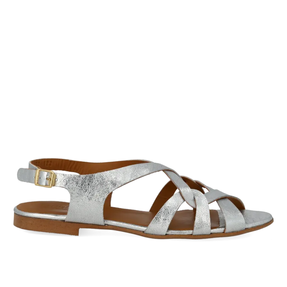 Angulus Sandal med remdetaljer dame lædersandal