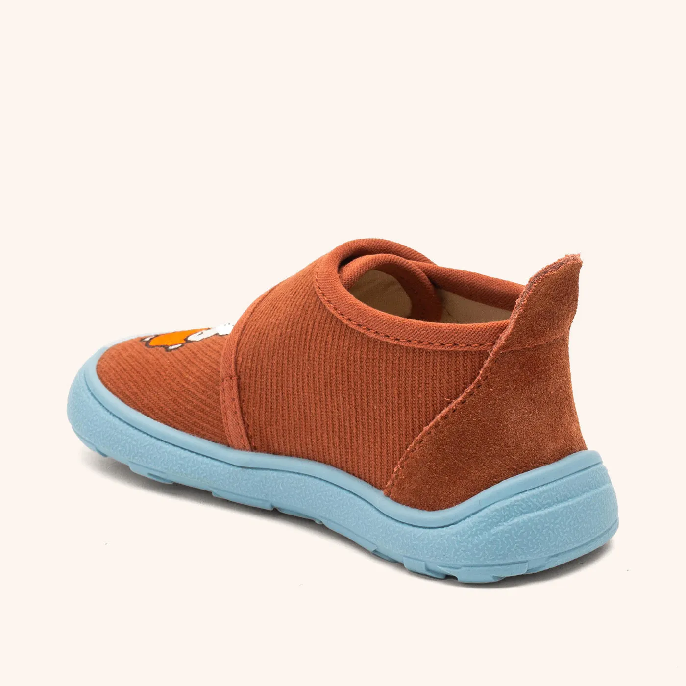 Bisgaard Barefoot Basic hjemmesko miffy terracotta