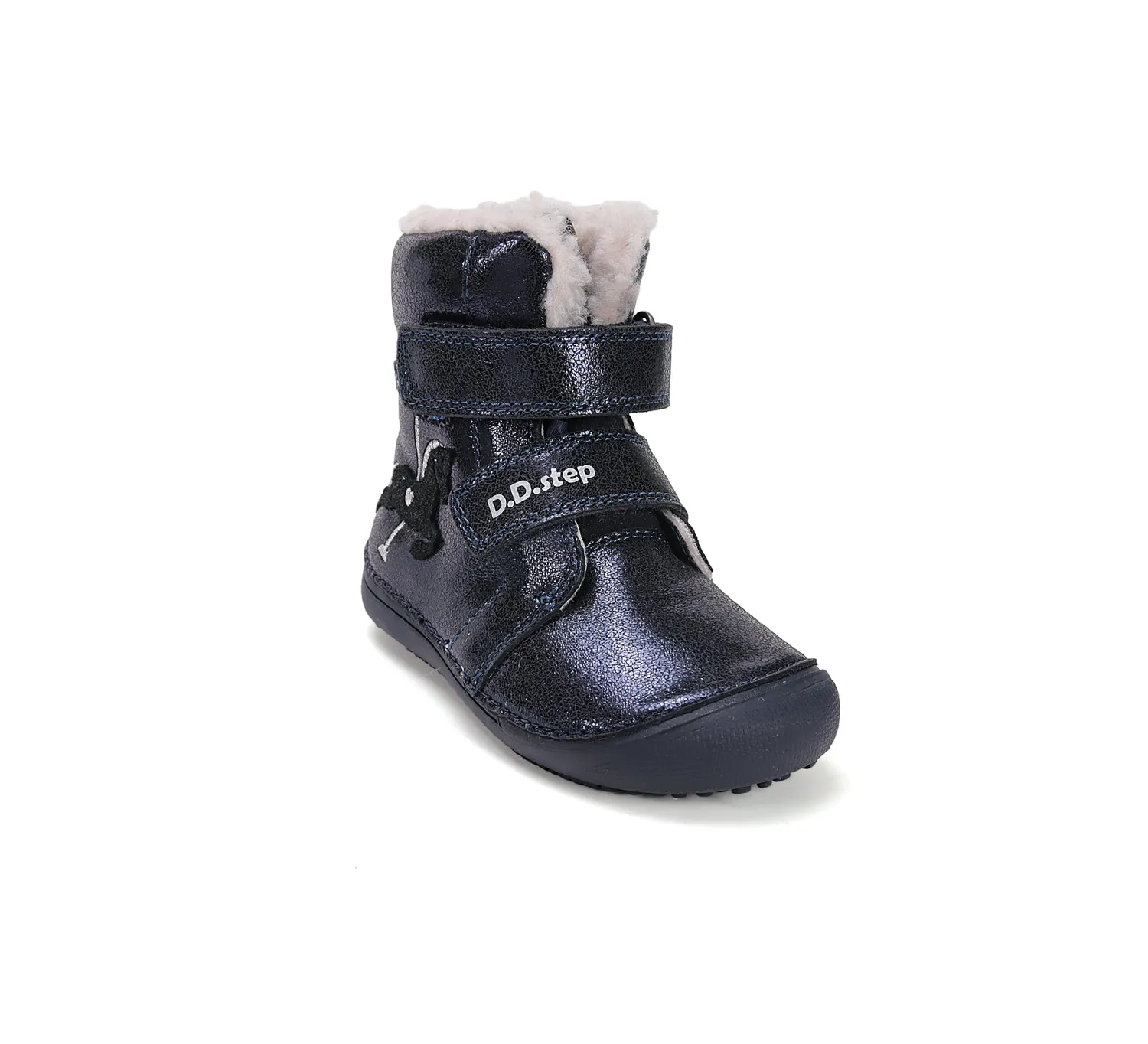 DD Step W063-52985B vinter barfodssko piger varm