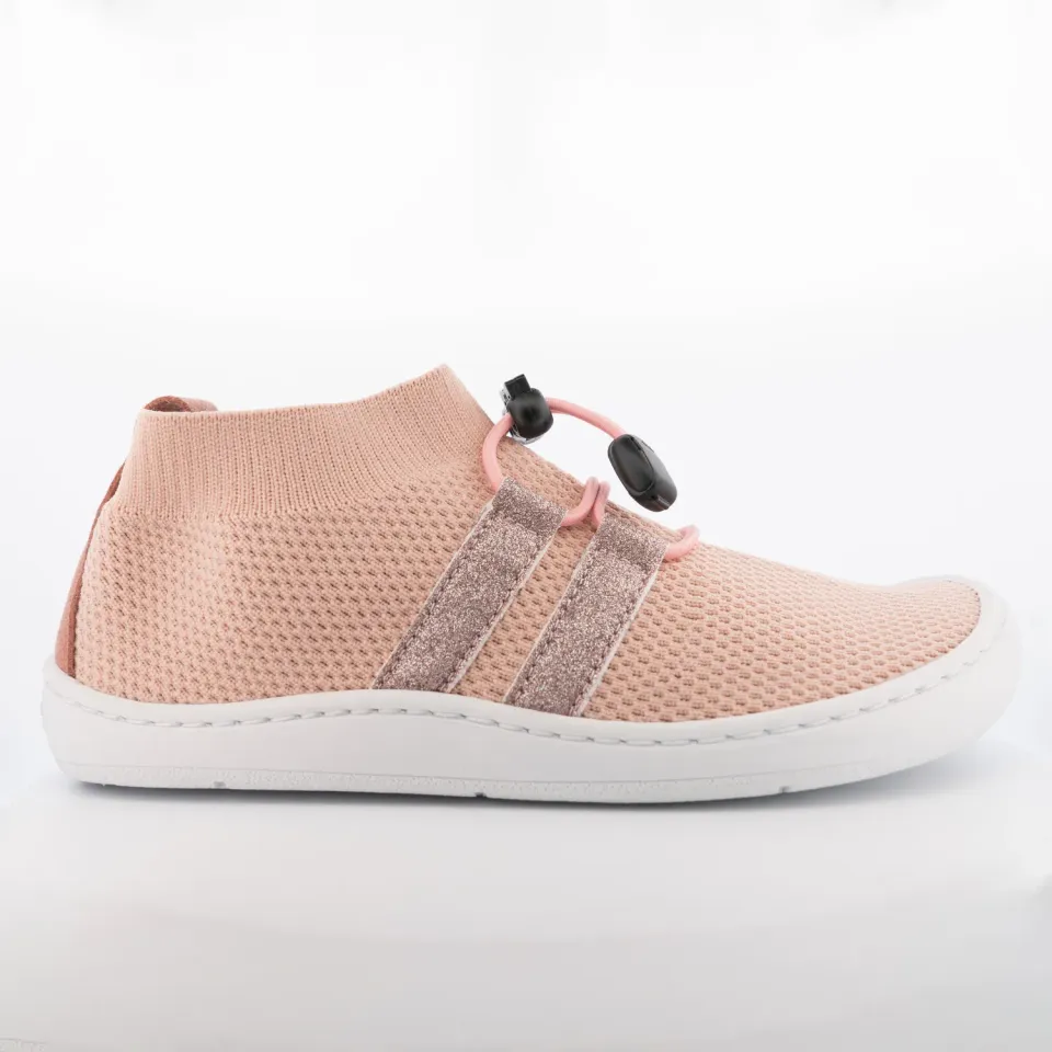 Gogsig Mateo Rose Glitter barfodssko sneakers