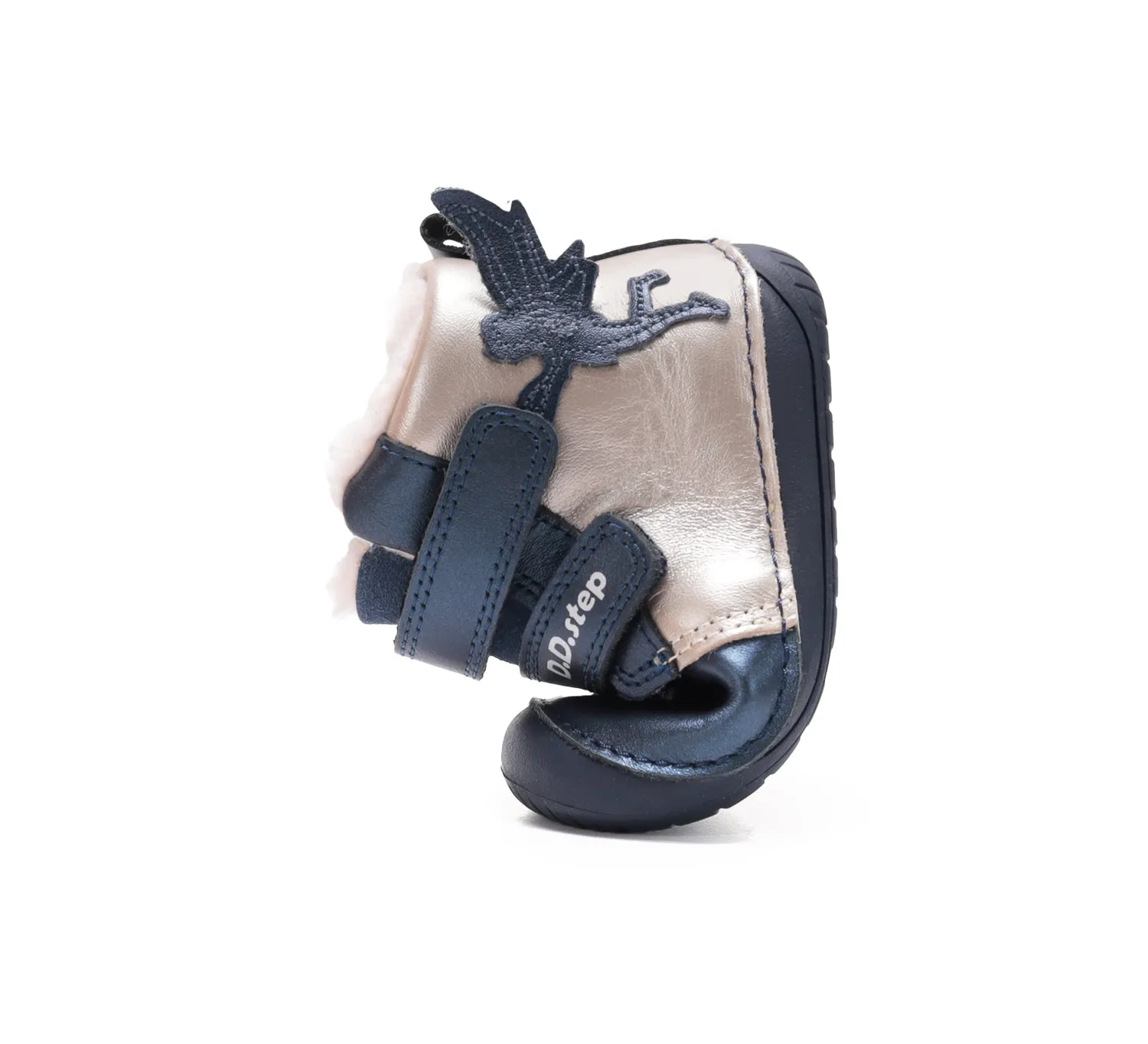 DD Step W070-62223 barfods vinterstøvler pige