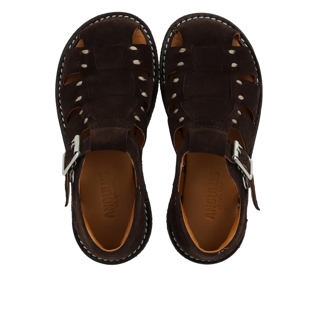 Angulus Fisherman sandal lukket tå børn læder