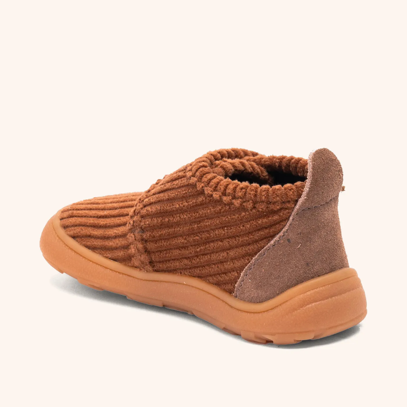 Bisgaard Barefoot Basic barfodssko brun tekstil