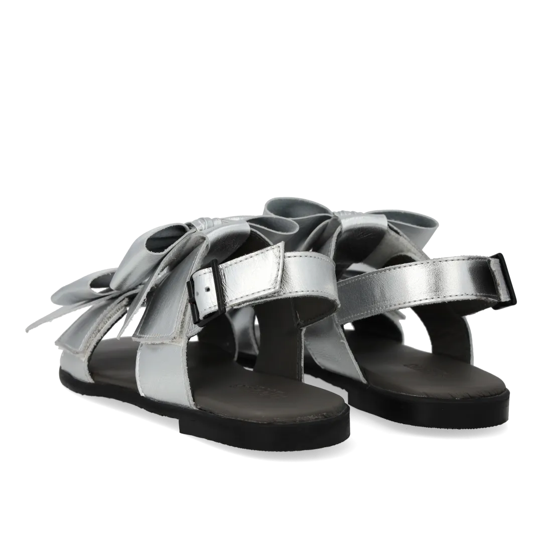 Angulus Sandal med sløjfe børnesandal åben