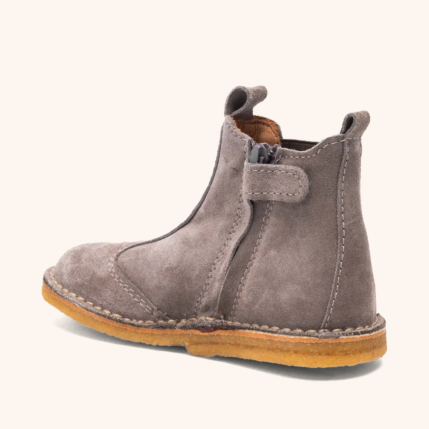 Bisgaard Nohr chelsea støvle grey crepe