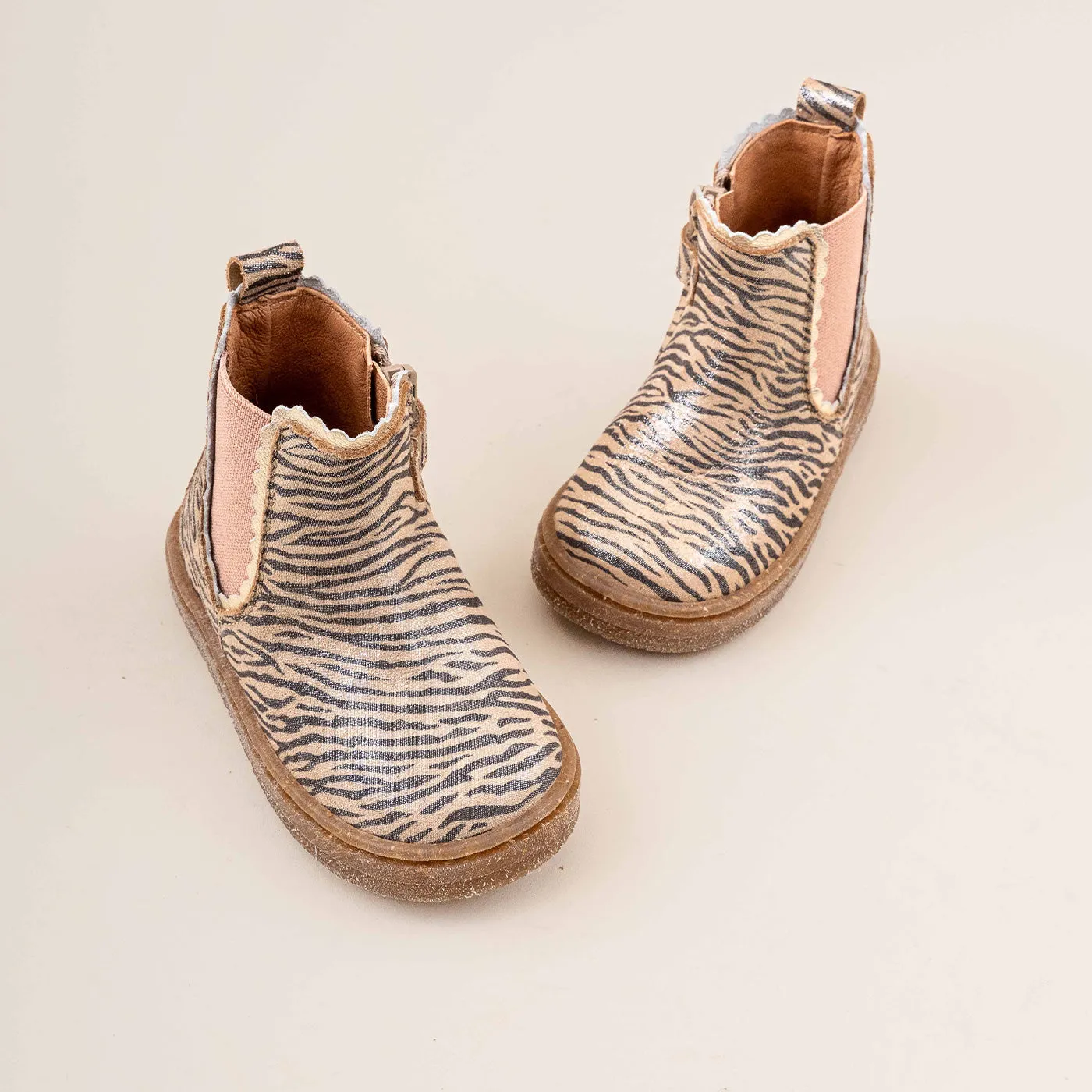 Bisgaard Siggi begyndersko zebra glitter guld