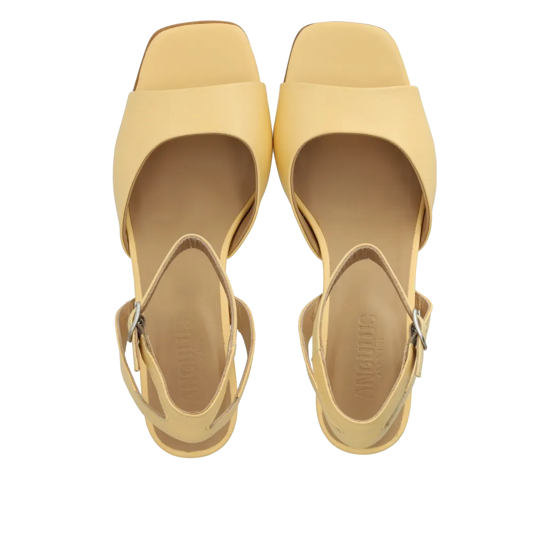 Angulus Sandal med hæl remsandal 6 cm hæl