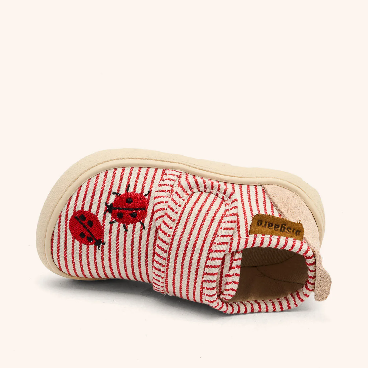 Bisgaard Barefoot Basic hjemmesko lady bugs tekstil