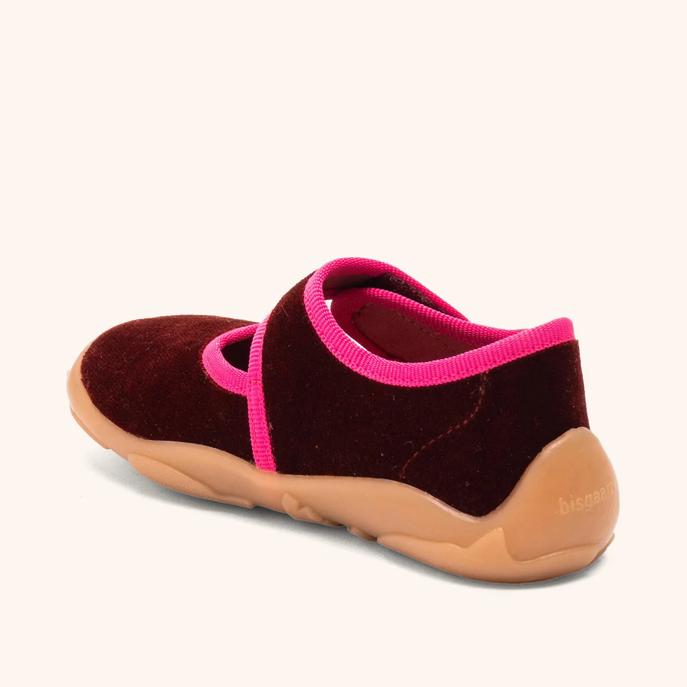 Bisgaard Maddy hjemmesko bordeaux ballerina