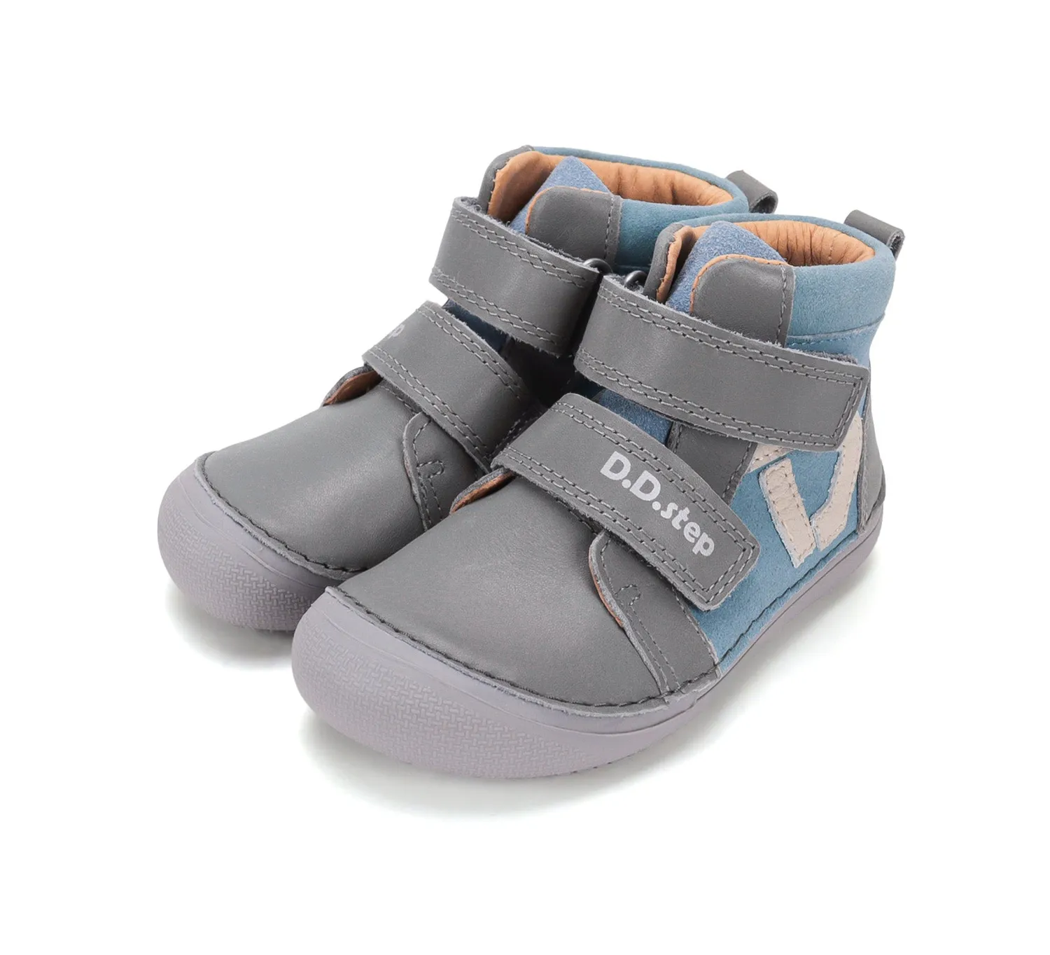 DD Step A063-62725 barfodssko bred tåboks dreng