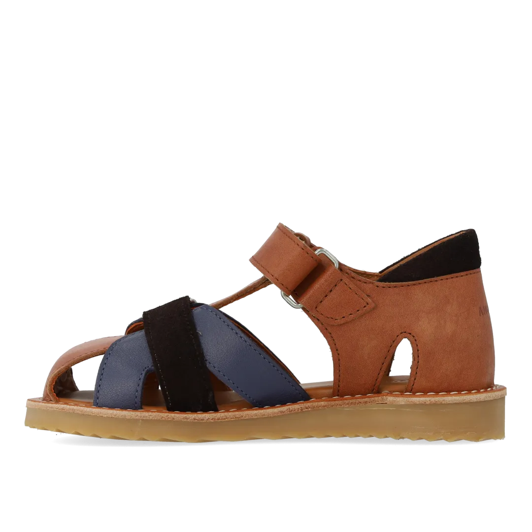 Angulus Colour Block Lædersandal børnesandal