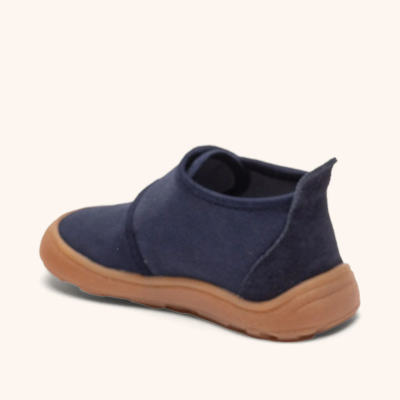 Bisgaard Barefoot Basic hjemmesko marine barfod