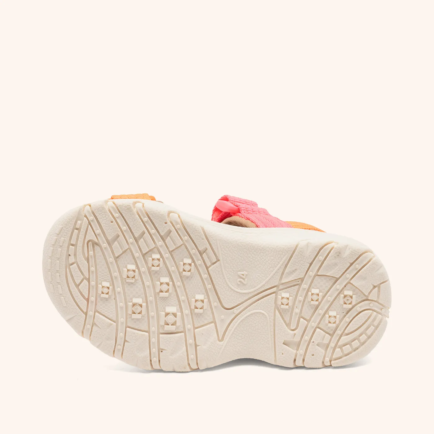 Bisgaard Nico sandal pink med velcro til børn