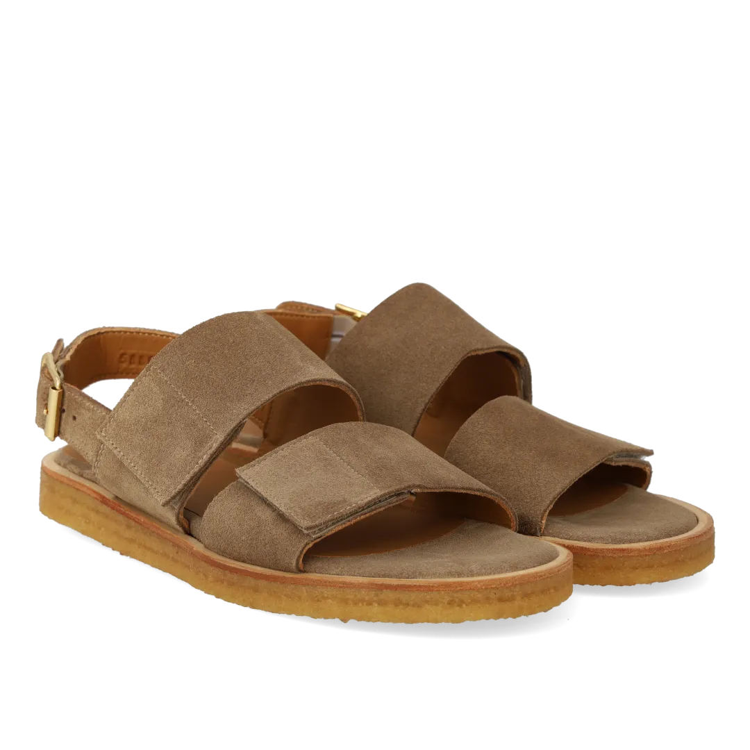 Angulus sandal velcroremme damesandal rund snude