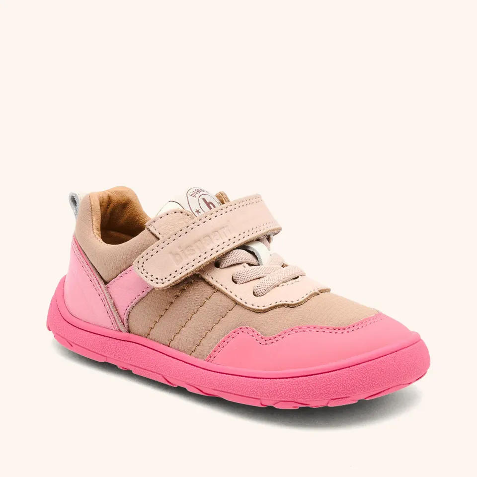 Bisgaard Barefoot Baloo Pink barfodssneaker ruskind