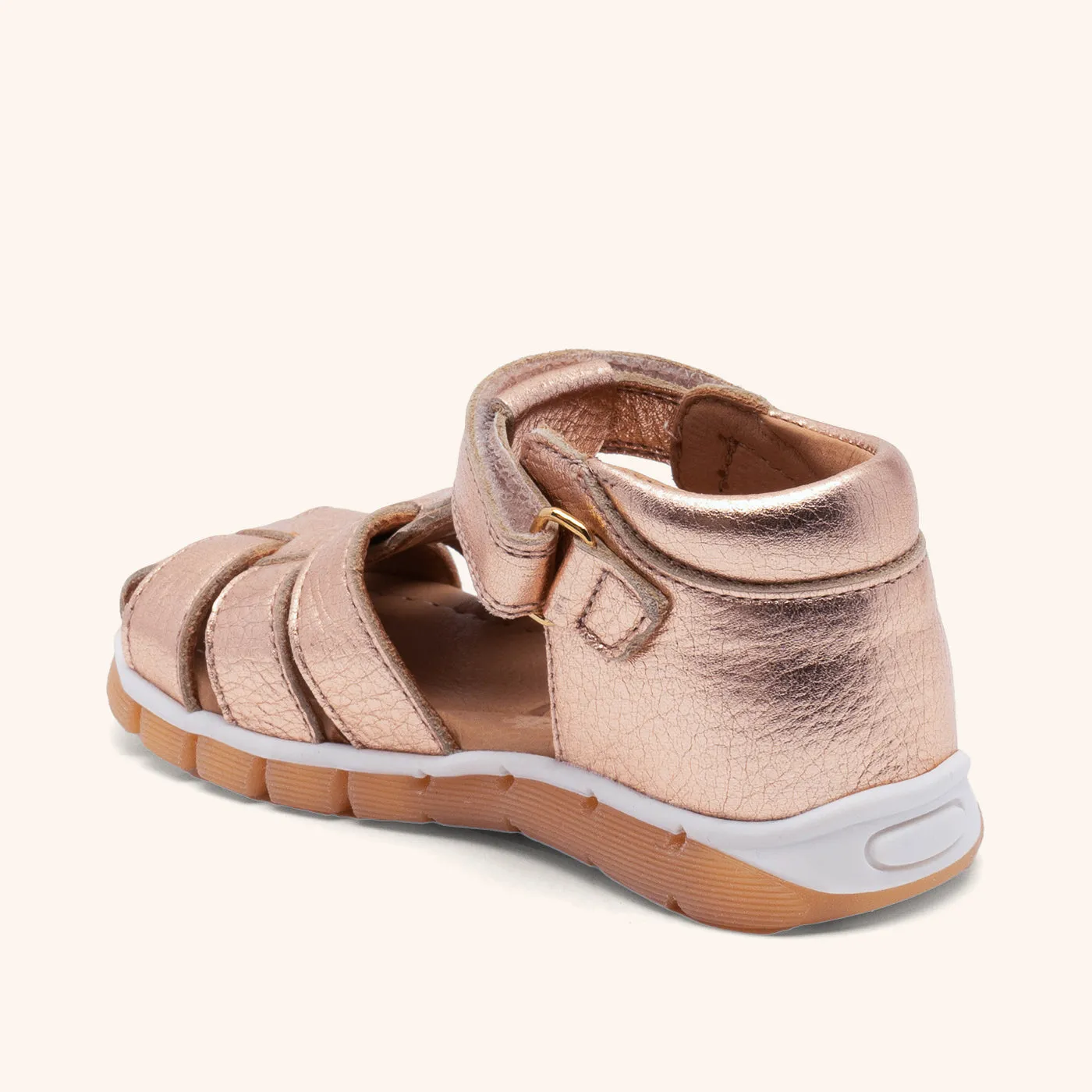 Bisgaard Billie sandal rosaguld – læder