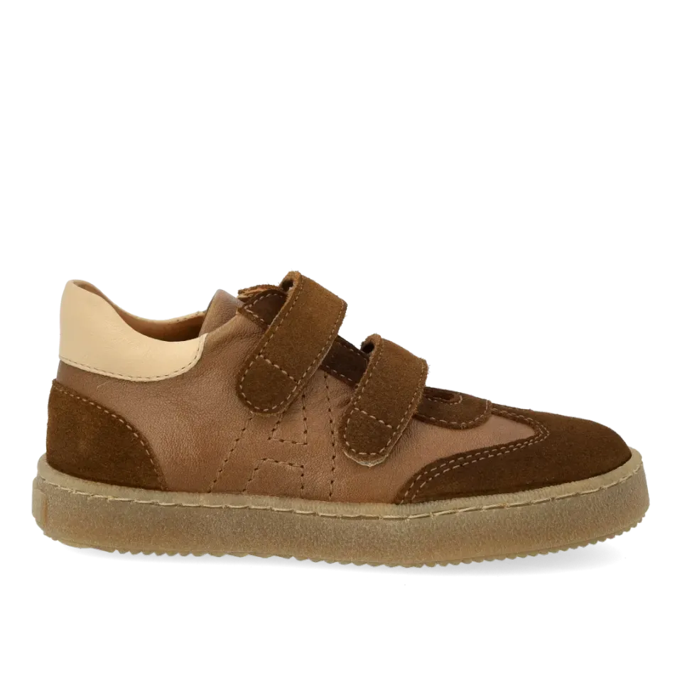 Angulus sneaker colour-block velcro læder børn